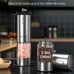 Electric Salt and Pepper Grinder Set Rechargeable with 6 Adjustable Coarseness,