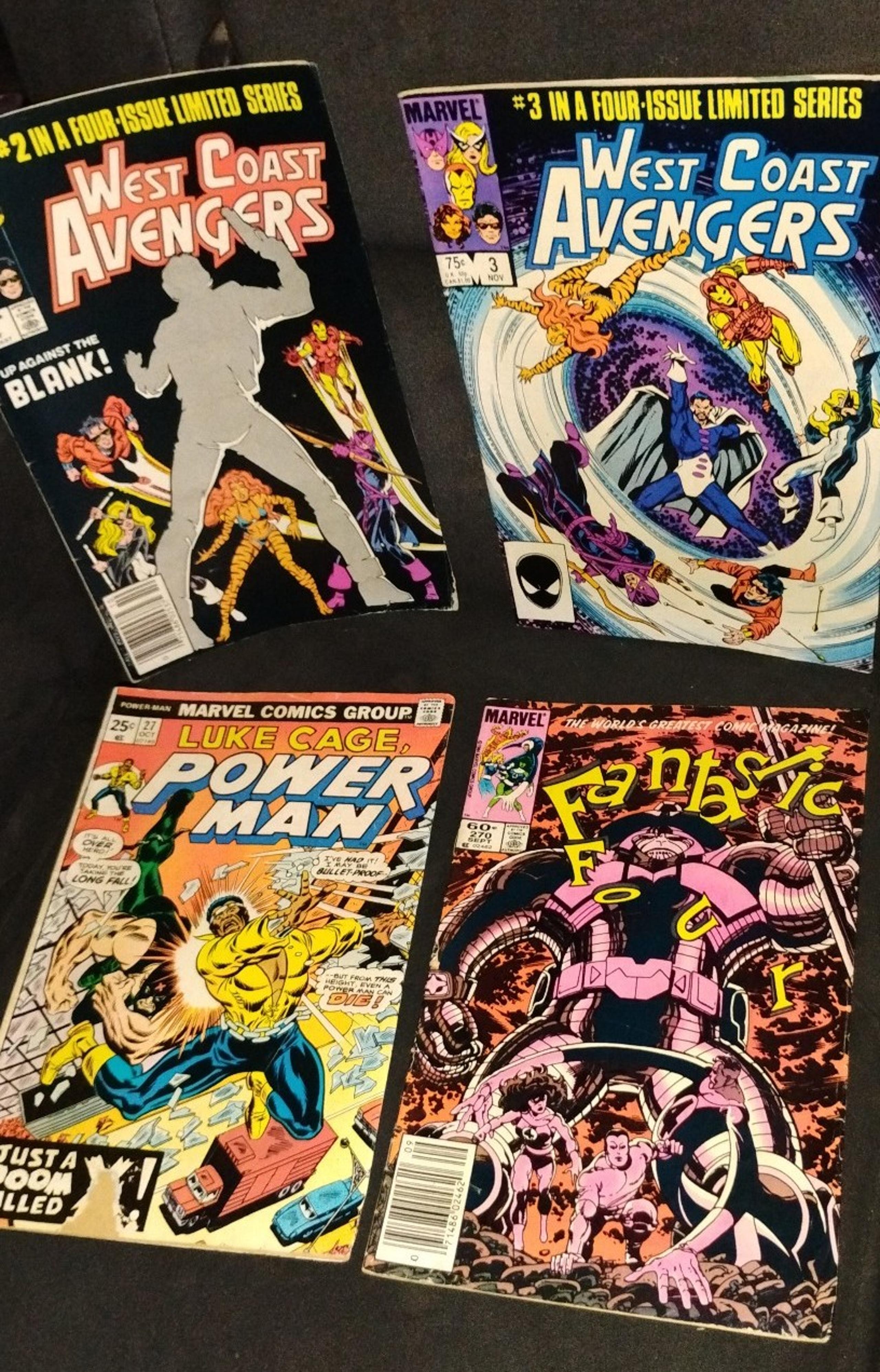 Vintage marvel comic books