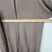 Made With Love Womens XL Snap Front Cardigan Sweater Taupe Round Neck Soft Boxy