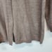 Made With Love Womens XL Snap Front Cardigan Sweater Taupe Round Neck Soft Boxy