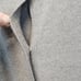 Made With Love Womens XL Snap Front Cardigan Sweater Taupe Round Neck Soft Boxy