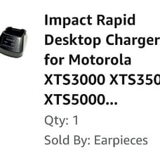 Impact Rapid Desktop Radio Charger