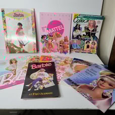 Lot of 10 Asst Barbie Catalogs and Magazines FAO Schwartz and More