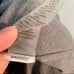 CALIA Asymmetric High Collar Quilted Vest Gray