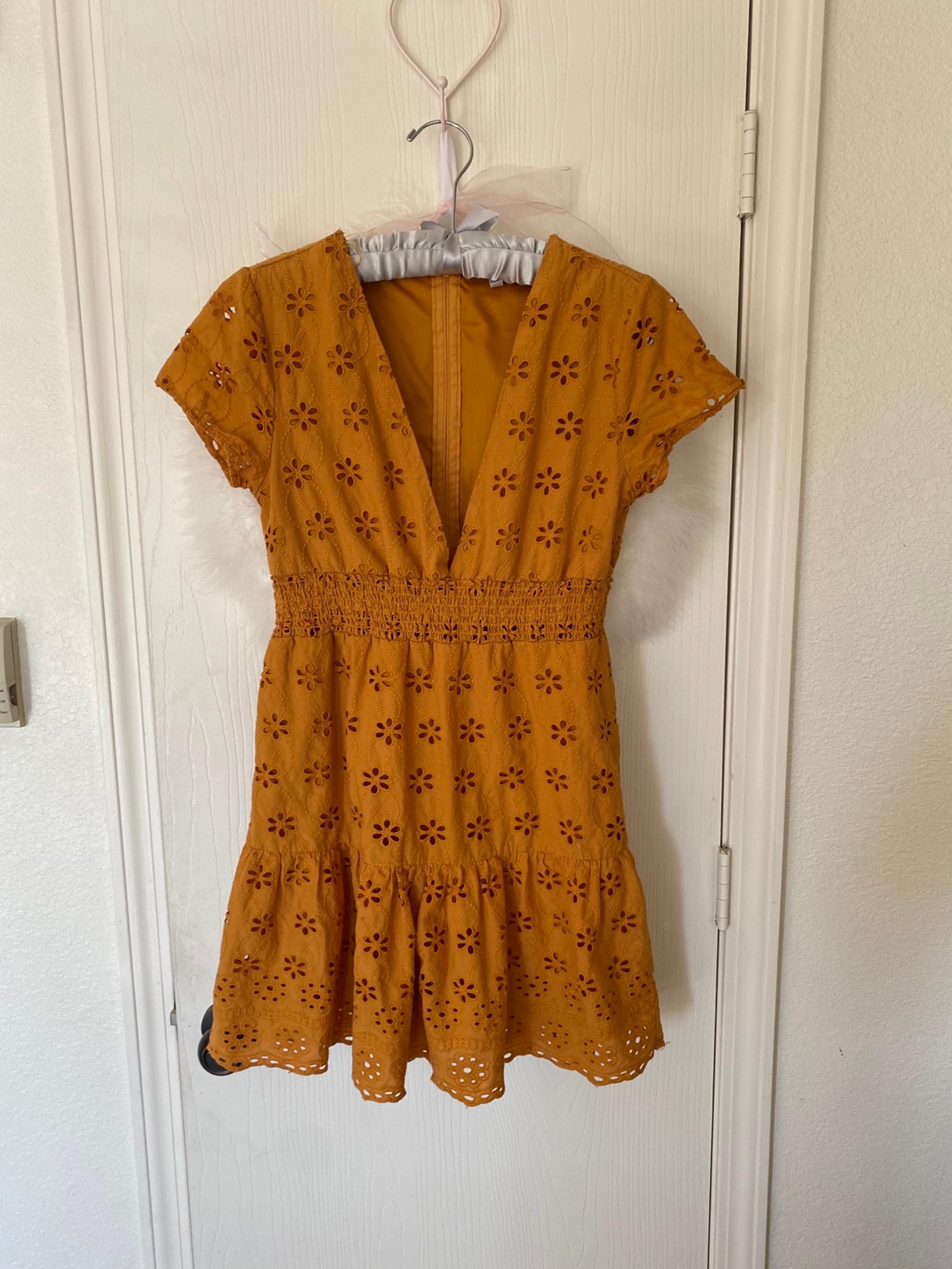 eyelet lace dress