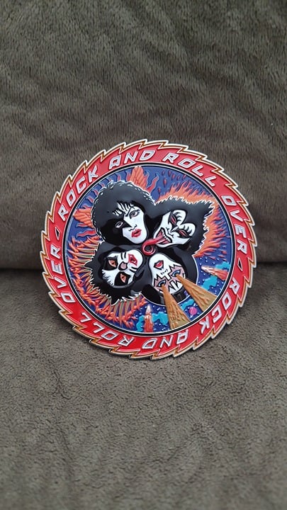 KISS Rock and Roll Over Collectible Belt Buckle NEW
