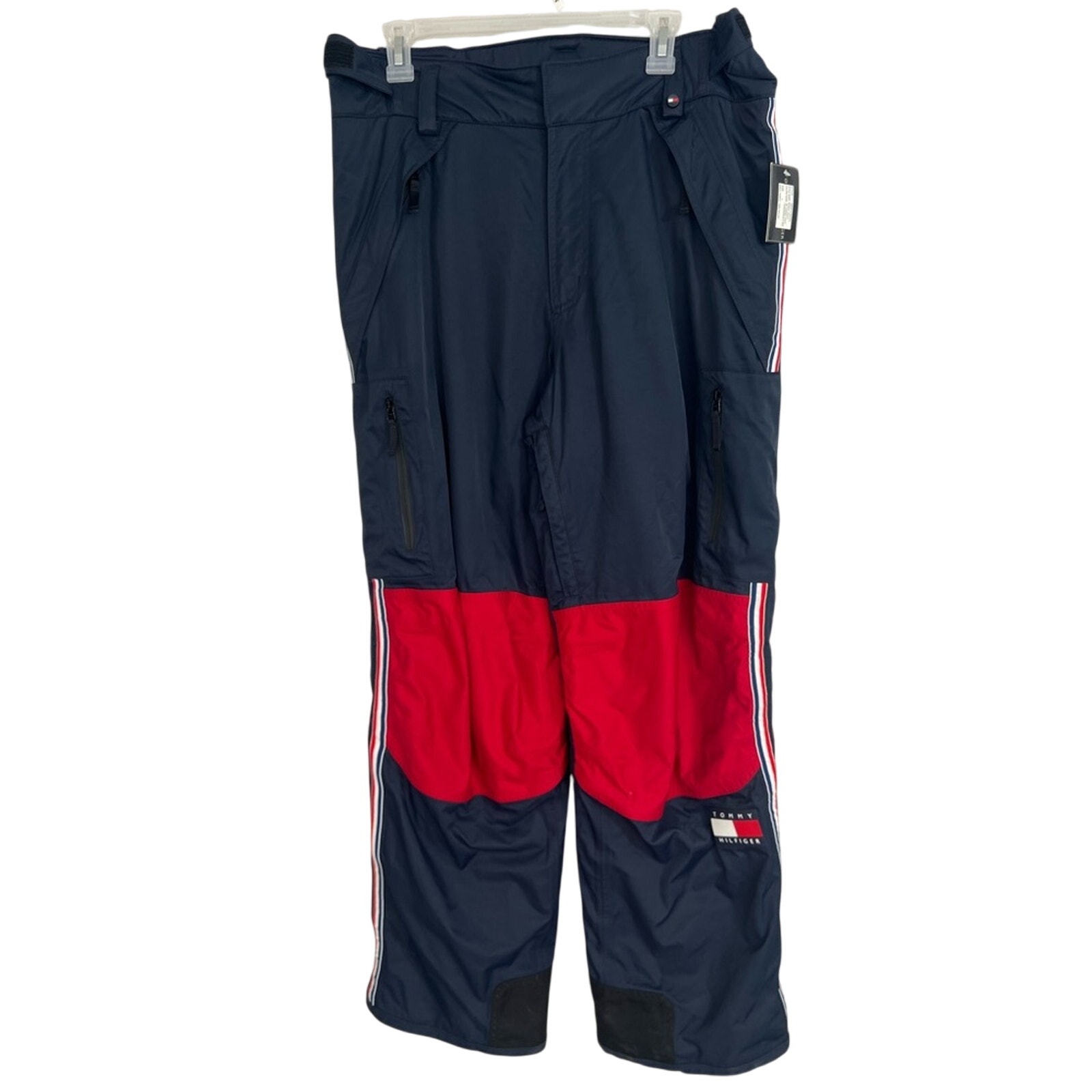 NWT Tommy Hilfiger SKI Windstopper Snowboarding Mogul Pants Colorblock Men's L