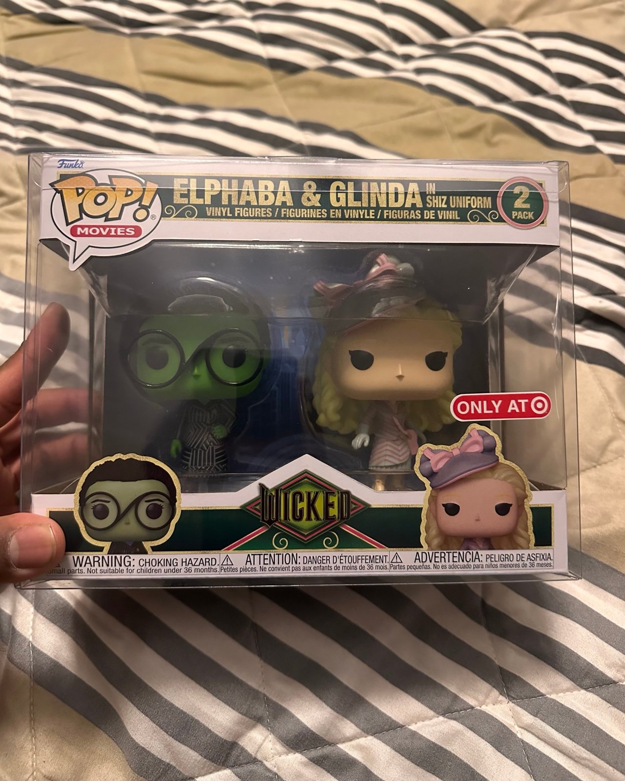 Elphaba & Glinda In Shiz Uniform funko pop