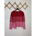 NWT Cupcakes & Cashmere Red and Pink Colorblock Crewneck Sweater - Size M