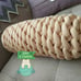 Armknitted Special Throw Pillow in begie color