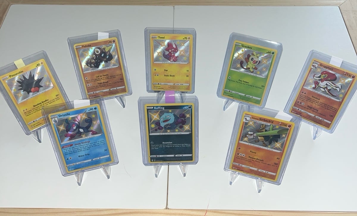 Shiny Pokémon lot of 8