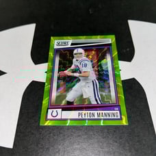 numbered football card