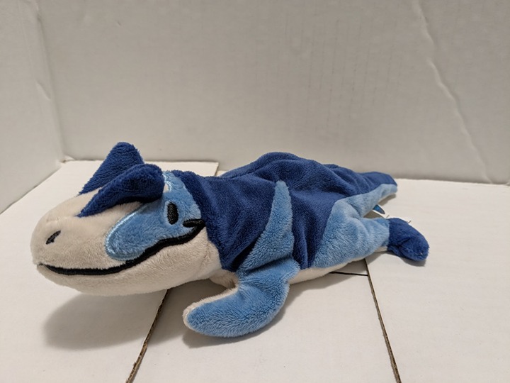 Pocketsaurus Allosaurus Dinosaur Beanie Baby Like Plush by Therbis Studio Allo