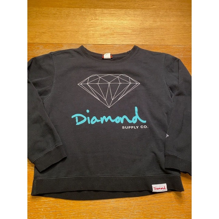 Diamond Supply Co. Black Graphic Sweatshirt Crewneck Youth Size YL