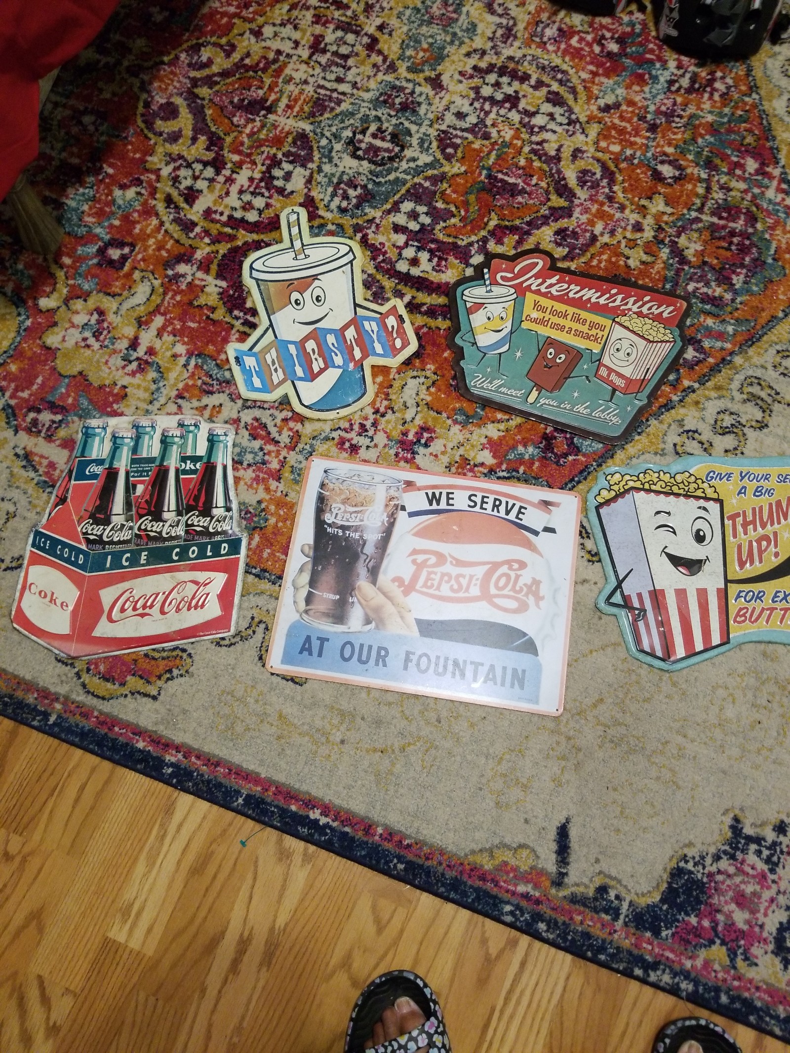 Vintage Tin signs
