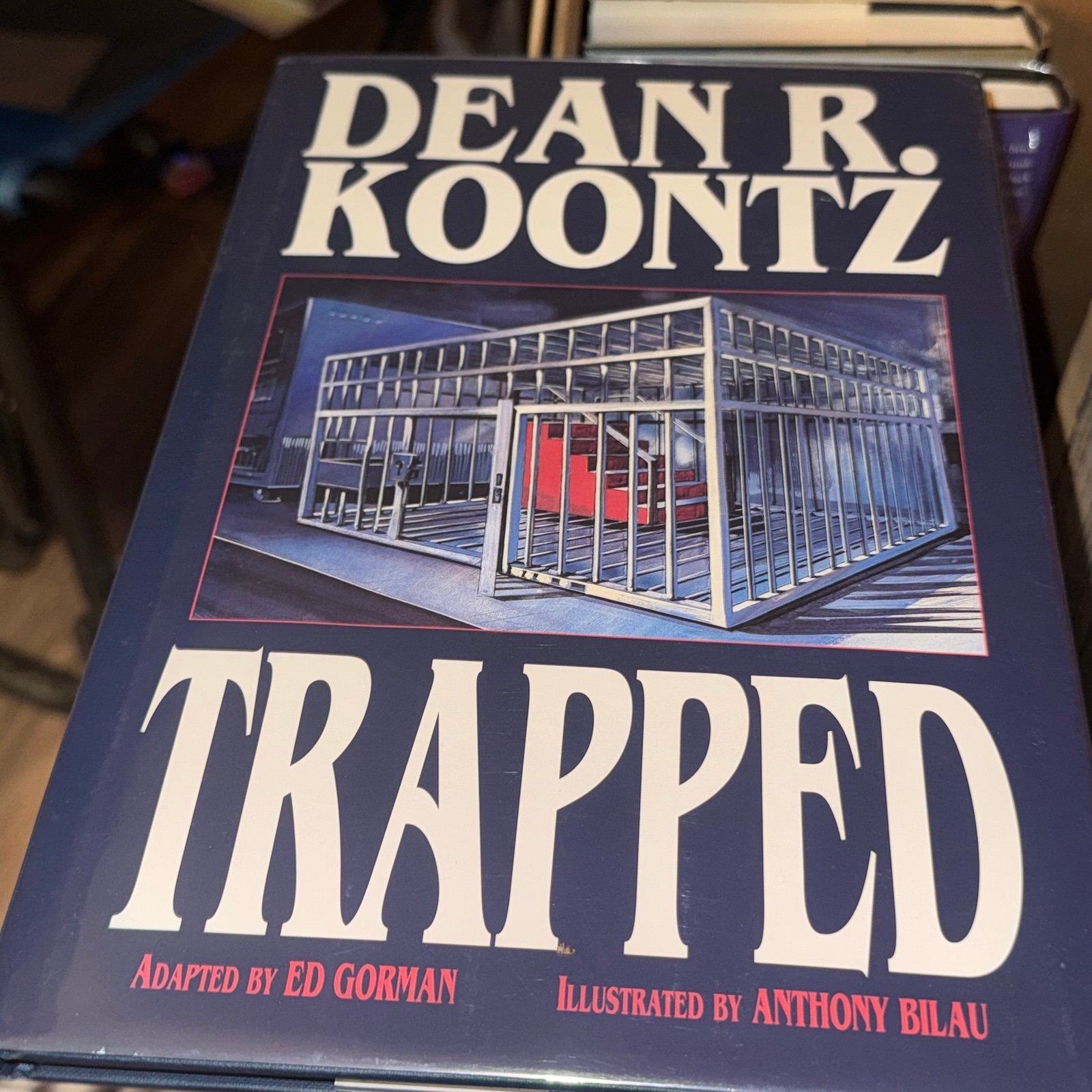 TRAPPED SIGNED DEAN KOONTZ 1ST/1ST