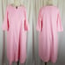Vanity Fair Midi House Dress Robe Womens M Vintage Mid Century 60s 3/4 Sleeves