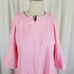 Vanity Fair Midi House Dress Robe Womens M Vintage Mid Century 60s 3/4 Sleeves