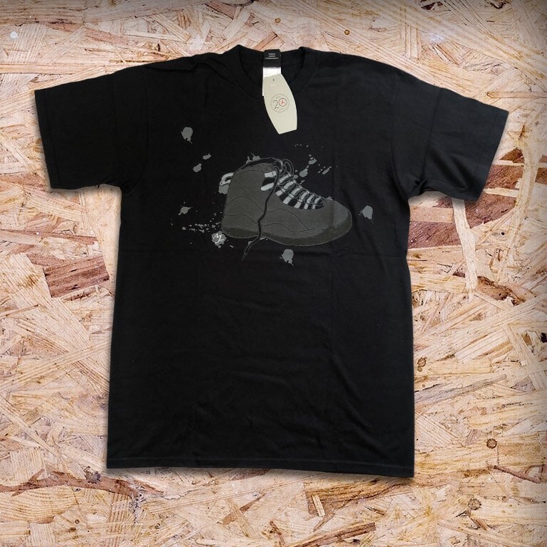 NWT NIKE AIR JORDAN AJ-10 Black Tee ~ M