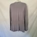 Eberjey Gray Long Sleeve Button Front Pajama Top Size L