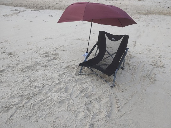 Mountain Tech Camping Chair - Low Profile Folding Chair for Camping