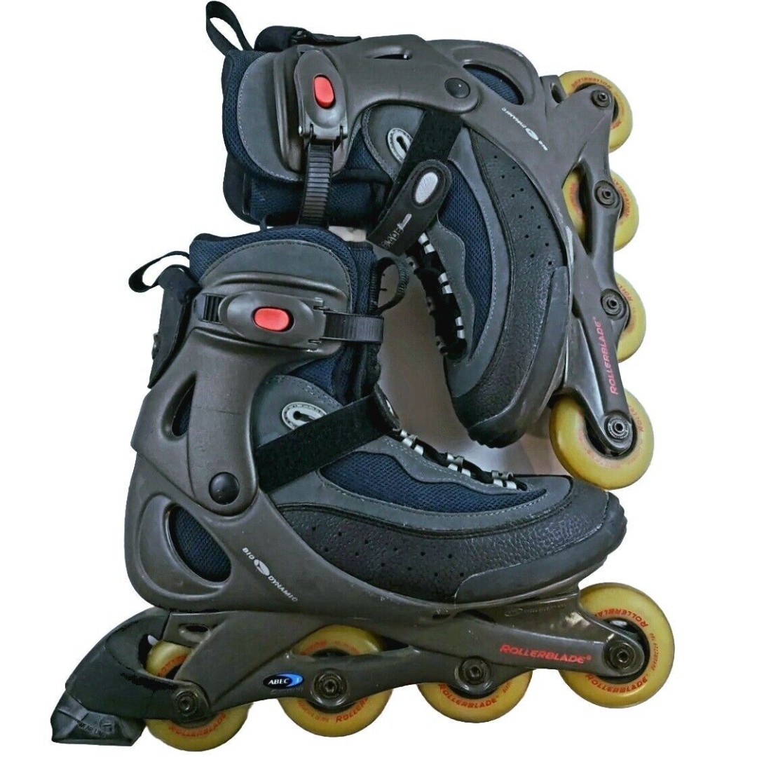 Kitalpha Delta SX Inline Skates Size US 9 EU 40.5 Black Leather 76mm Rollerblade