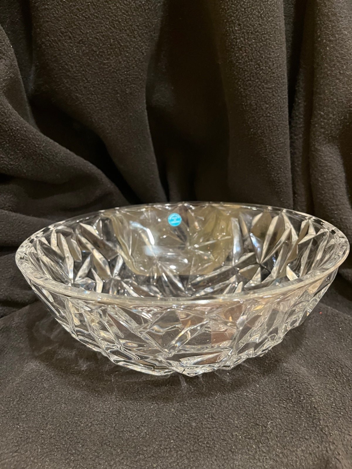 TIFFANY & CO. Crystal Rock Cut 9 Bowl