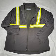 Hawaiian Airlines Reflective High Visibility Fleece Lined Tough Jacket - Large