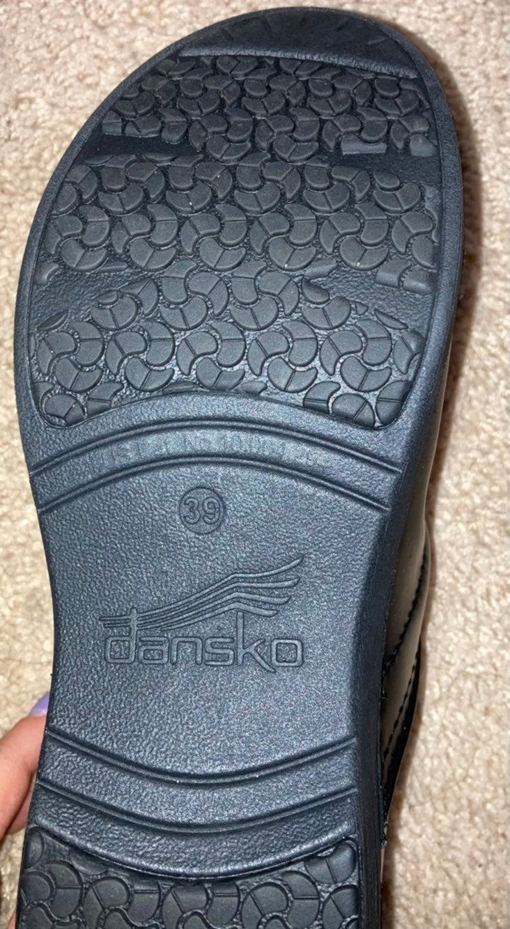 Dansko nursing clogs, black, size 39 (8)