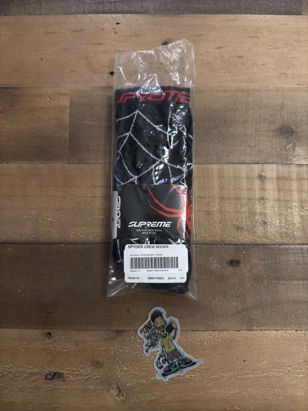 Supreme x Spyder Crew Socks L/XL