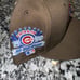 New Era Chicago Cubs 1990 Walnut/Icy Blue 59Fifty Fitted Hat Sz 7 1/2