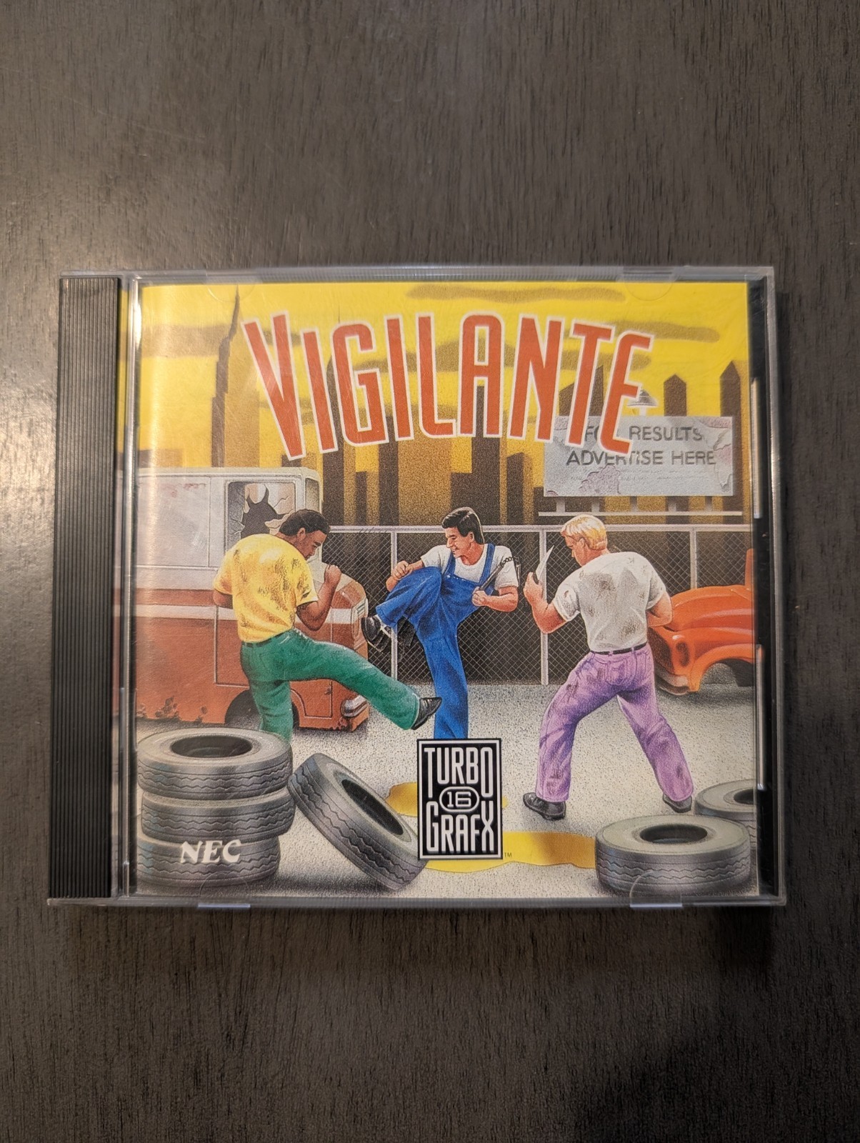 Vigalante (Turbo Grafx 16, 1989) Authentic CIB with Manual