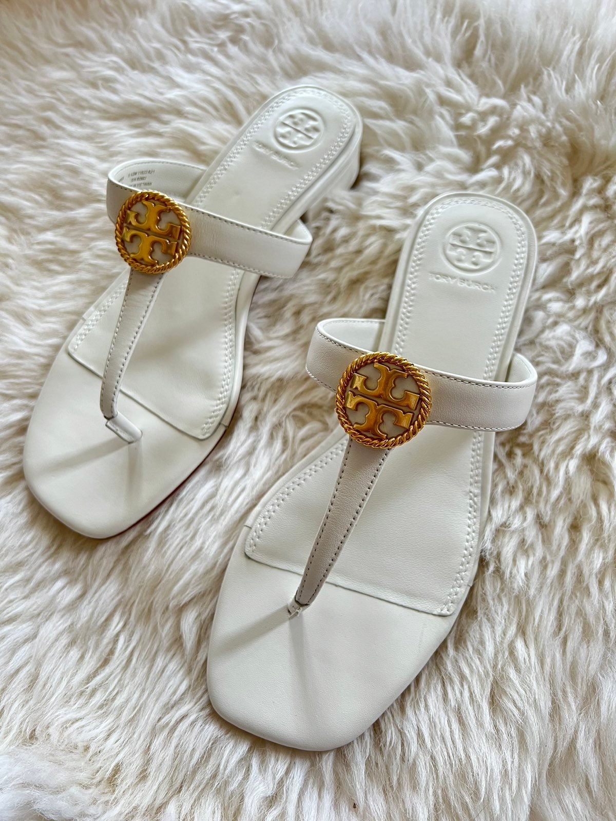 Tory Burch braided benton thong sandal sz6.5