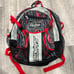 Rawlings Savage Backpack T-Ball Youth Baseball & Softball Red Black and Gray