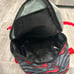 Rawlings Savage Backpack T-Ball Youth Baseball & Softball Red Black and Gray