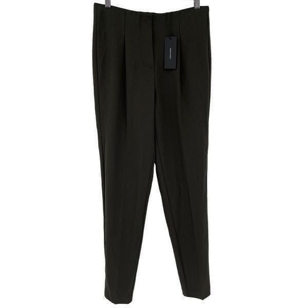 Vero Moda Isabel High Rise Tapered Pleated Pant Women 38/32 Dark Green NWT