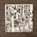 Authentic Adult Swim Cartoon Network Ceramic Coasters Set of 4 w. storage