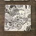 Authentic Adult Swim Cartoon Network Ceramic Coasters Set of 4 w. storage