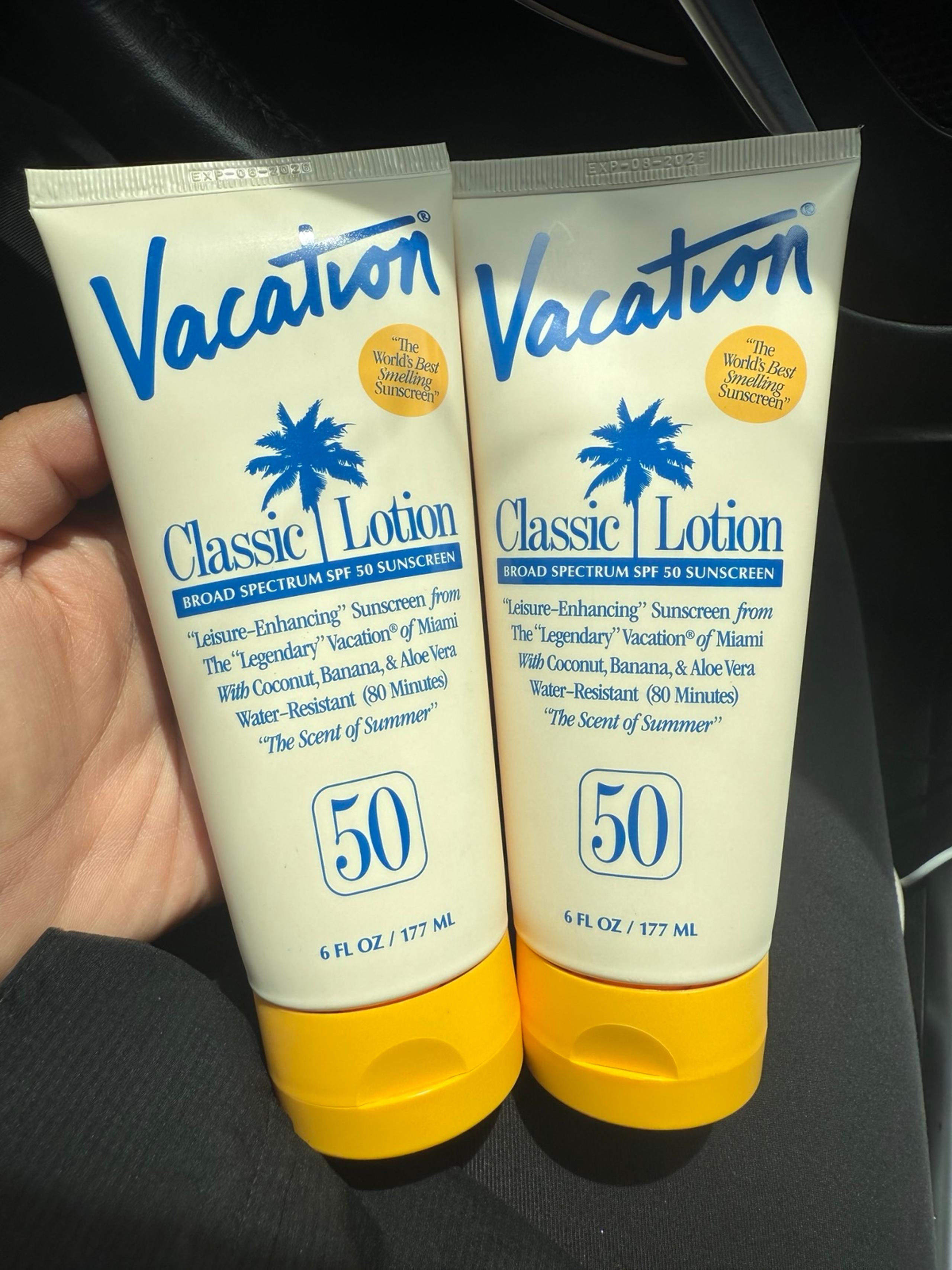 Classic Lotion vacation bundle is 2 (6oz each)
