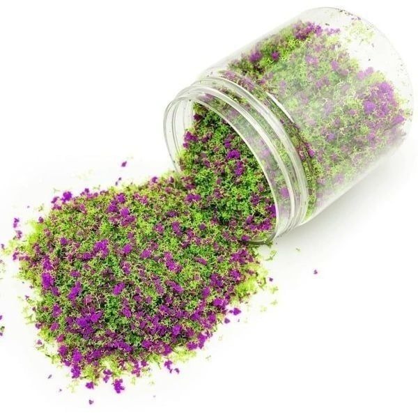 Miniature Flower Grass Cluster Tufts Material Colorful for DIY Mini Dollhouse F