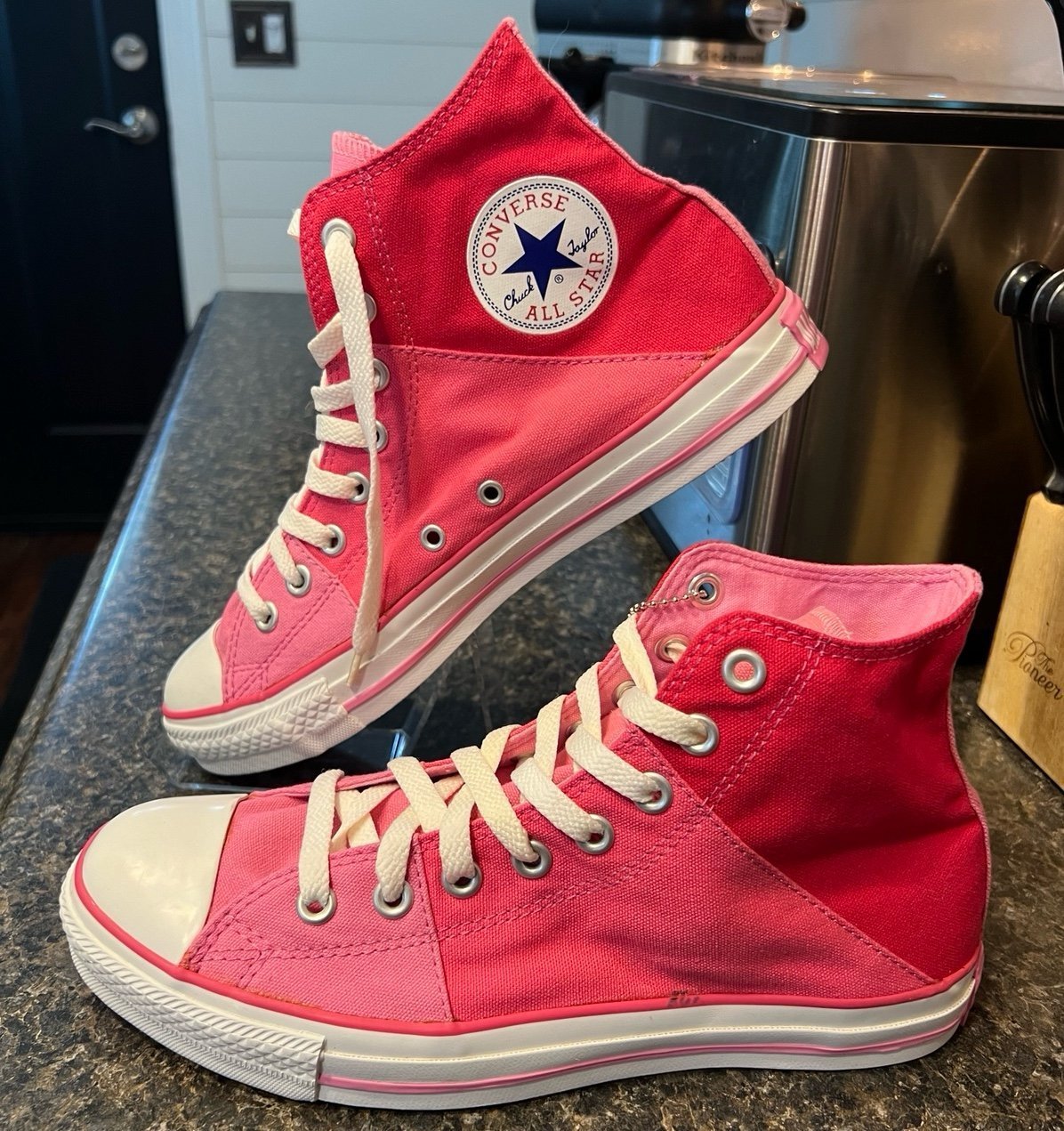 New Converse Lucky Tri Color Pink Chuck 70 Hi-Top Sneakers