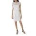 Rebecca Minkoff White Ivy Embroidered Zip Sheer Mesh Dress Size 4 NWT 398