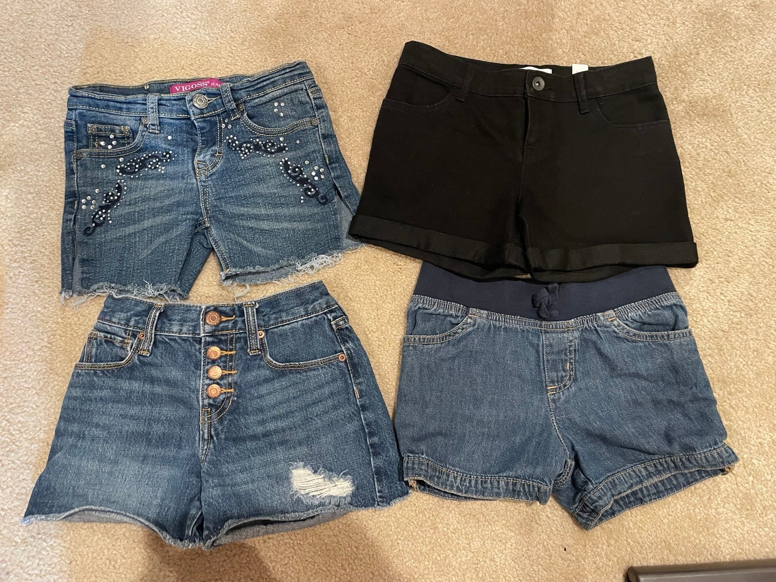 Girls size 8 shorts bundle