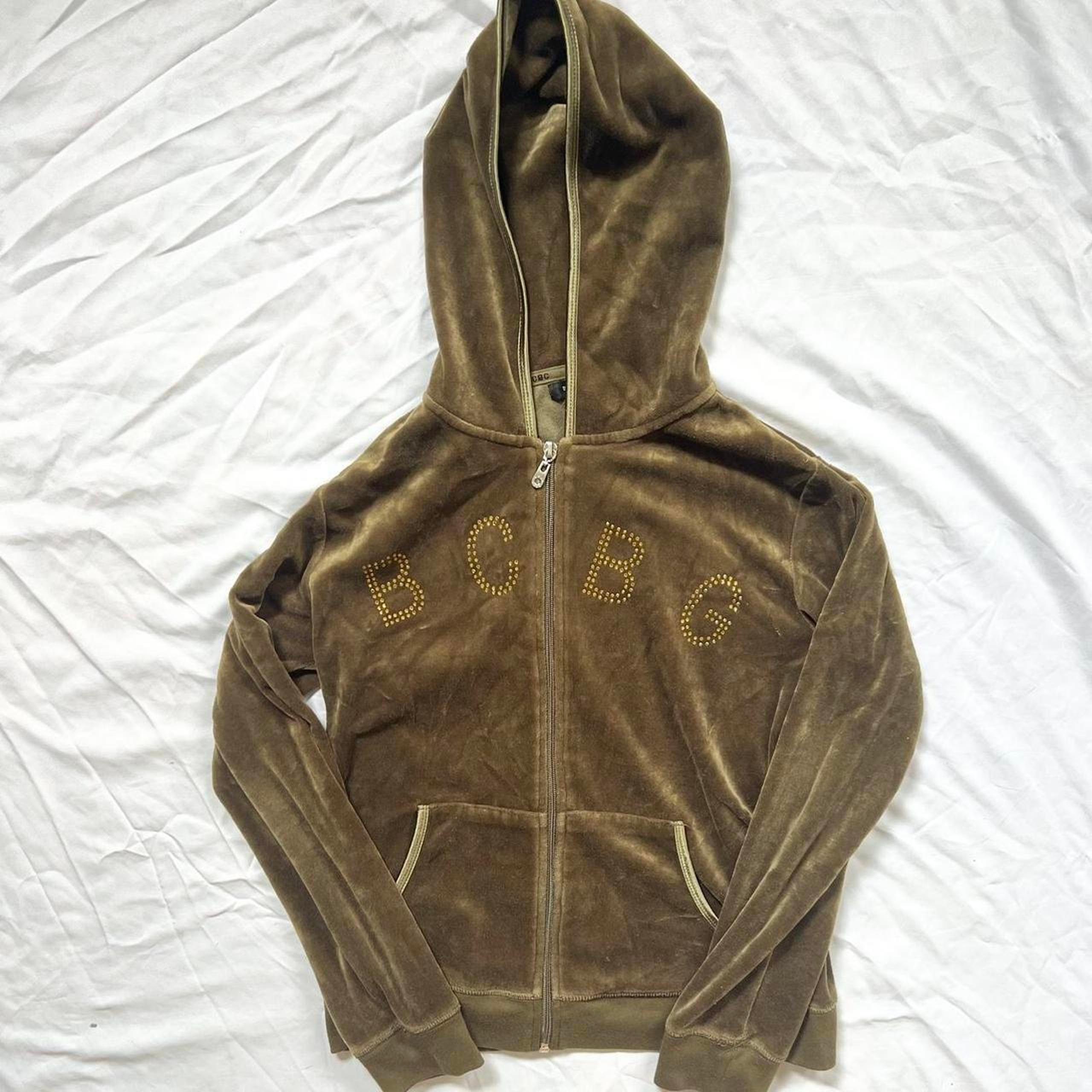 Vintage Bcbg Velvet Velour Zip