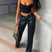 The Kript Briar Faux Leather pants