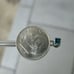 .18ct 3mm PRINCESS CUT 100% REAL BLUE DIAMOND LABRET BODY,CERT 1/4,5/16,3/8,7 /1