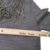 Kobi Halperin Delia Sweater Small Gray Wool Blend Embellished Beaded Stretch