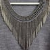 Kobi Halperin Delia Sweater Small Gray Wool Blend Embellished Beaded Stretch