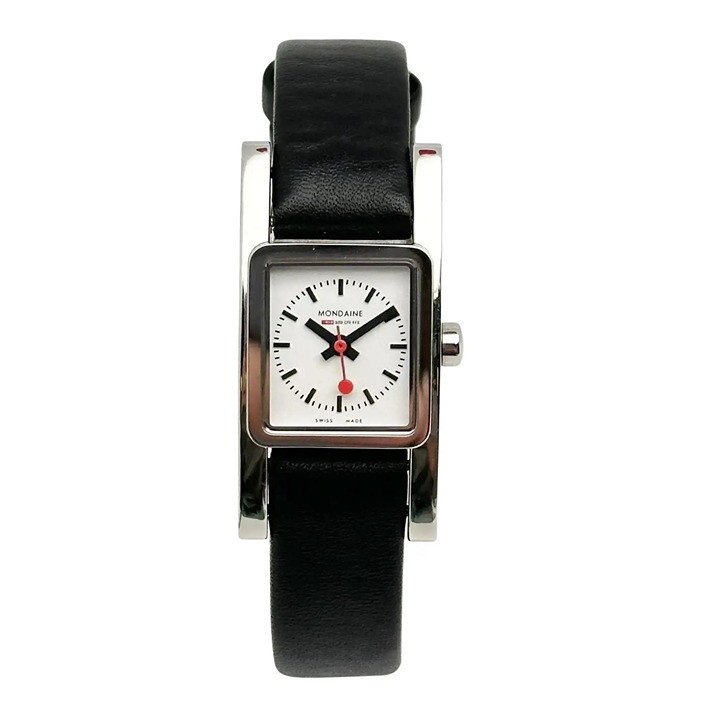 Mondaine 20mm Stainless Steel White Dial Ladies Quartz Watch A666.30325.11SBB
