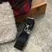 TOMMY BAHAMA RED/BLACK CHRISTMAS PLAID NYLON WEEKENDER BAG